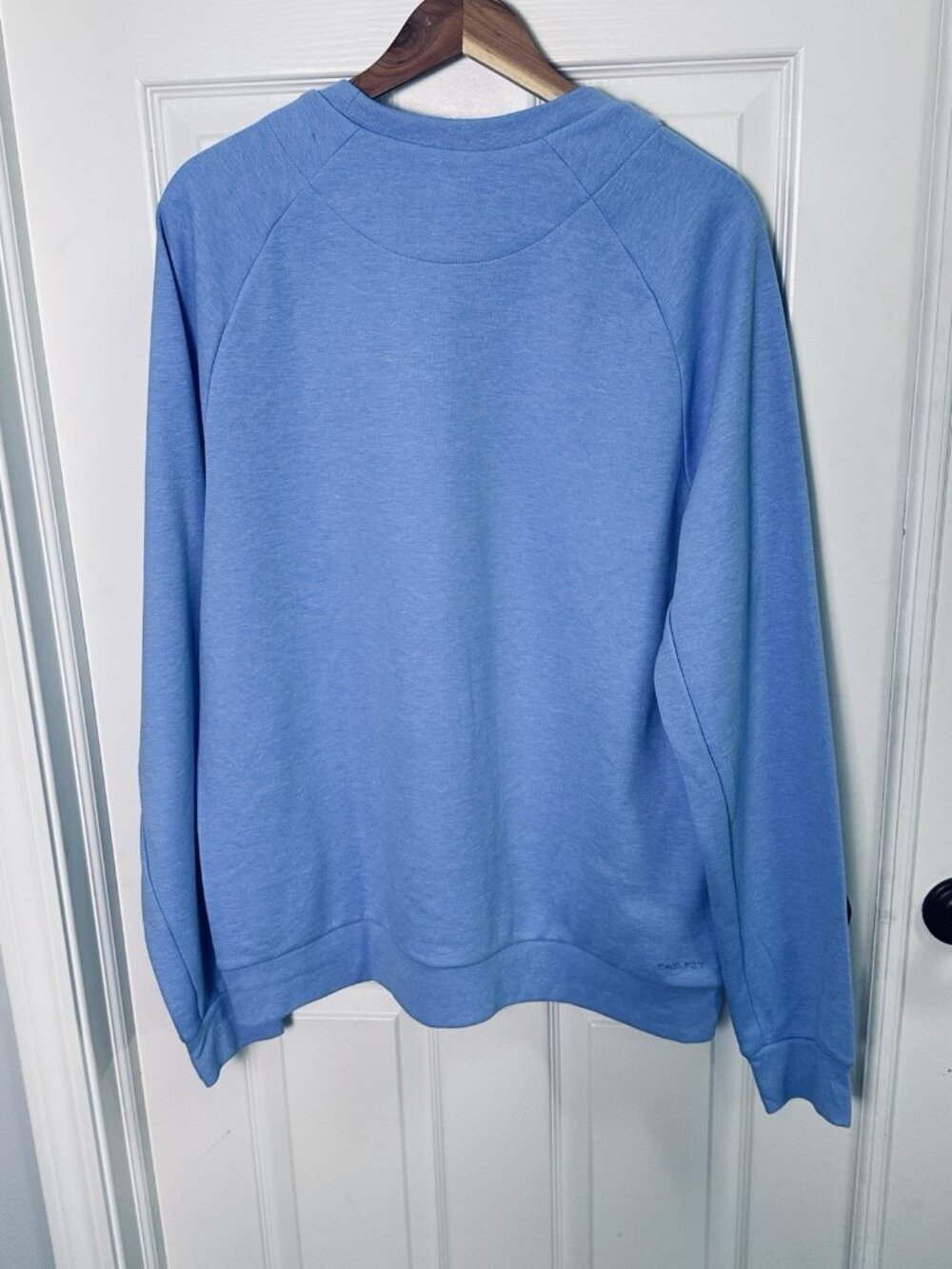 Nike Mens Primary Fleece Dri-FIT UV Performance Crew Neck Blue Large Pockets NWT - Picture 5 of 16